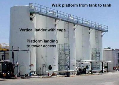 tank walkways access ladders 01
